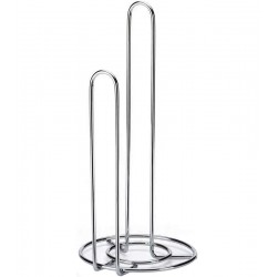 Porta Rolo De Papel 29,5cm Altura Por 14cm Diâmetro Cromado